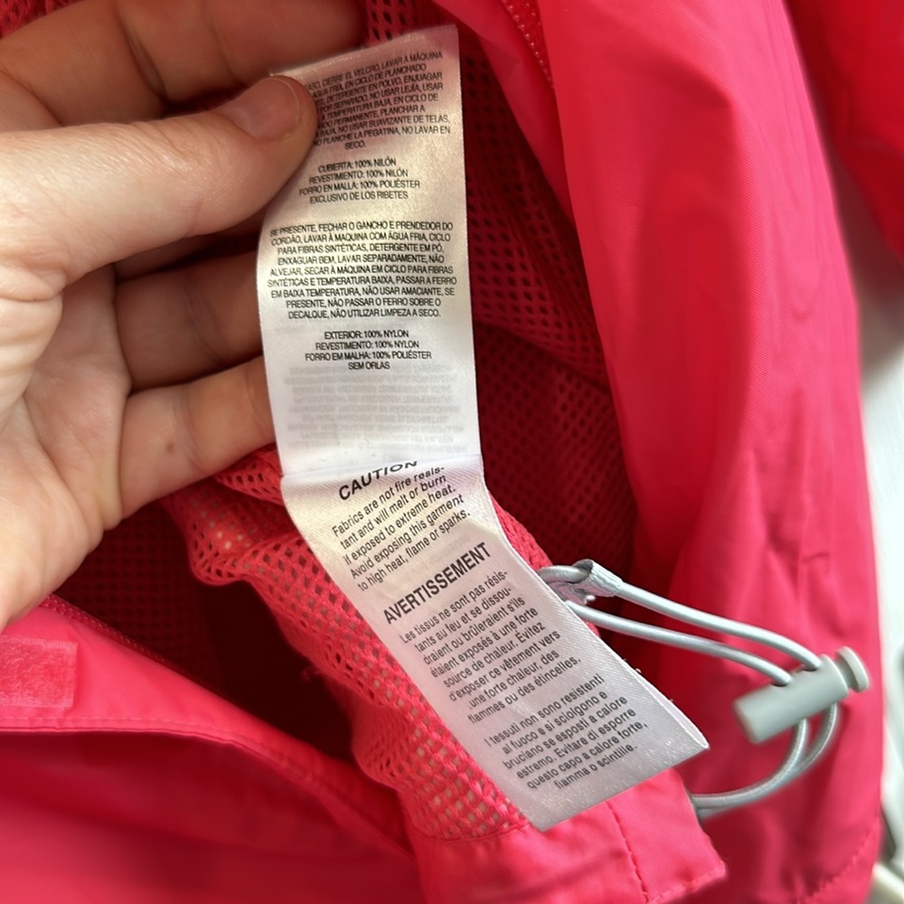 EUC Women’s Pink Columbia Omni Tech Waterproof Rain Jacket - Size 2X - Picture 5 of 8
